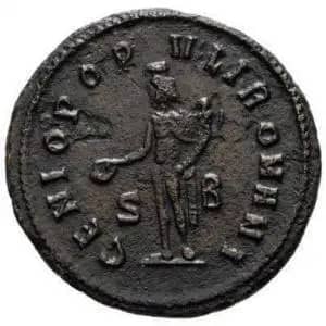 Maximianus Herculius Follis Genius Numiscurio